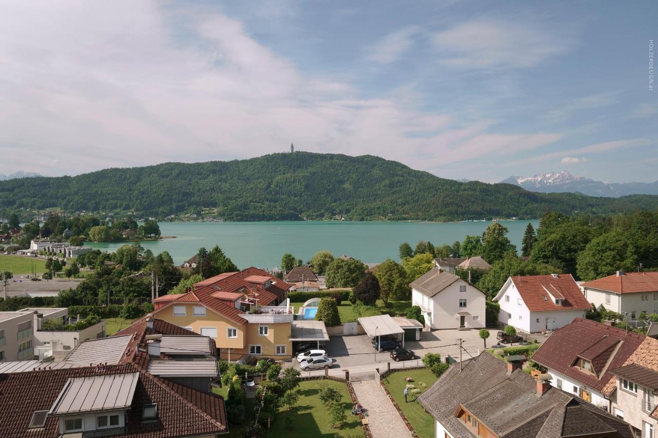 Appartementhotel Karawankenblick เพิร์ทชาค อัม เวิร์ทเทอร์ซี ภายนอก รูปภาพ